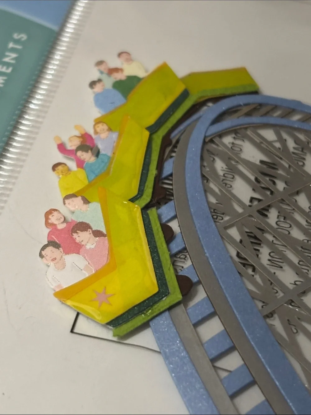Jolee's by You Roller Coaster Dimensional Embellishment - Blue & Green